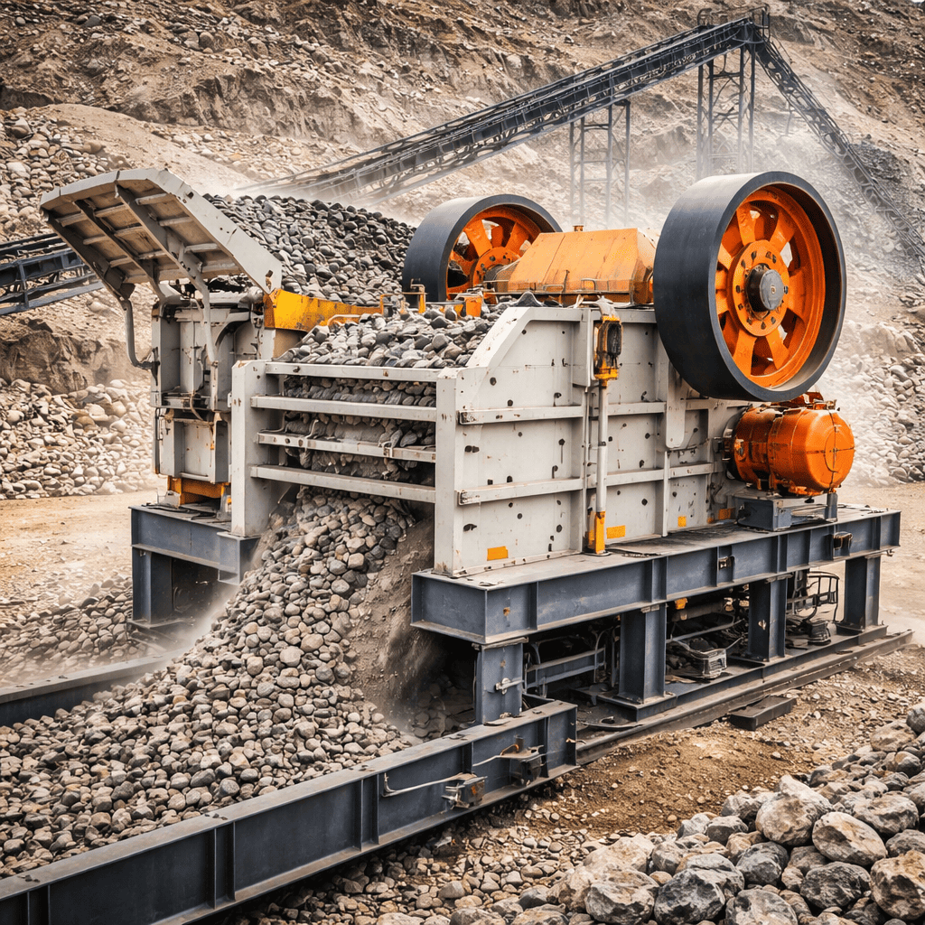 Alpmak Makina, Kırıcılar, Eleme Üniteleri, Yıkayıcılar, Besleyiciler, Konveyörler, Bunkerler, Mobil Üniteler, Taş Kırma Eleme Tesisleri, Konkasör